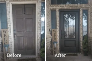 texas door and window before and after